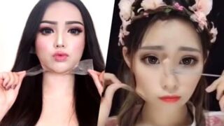 10 Weird Asian Makeup Transformations!