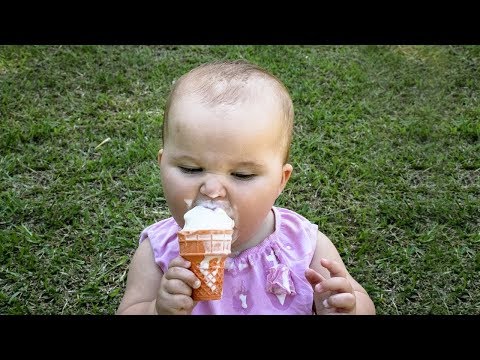 Funniest Babies Eating Ice cream for the first time