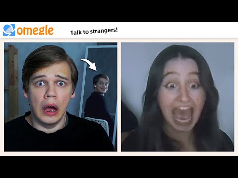 His reflection scares people on Omegle