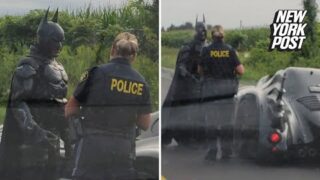 Batman Pulled Over by Police