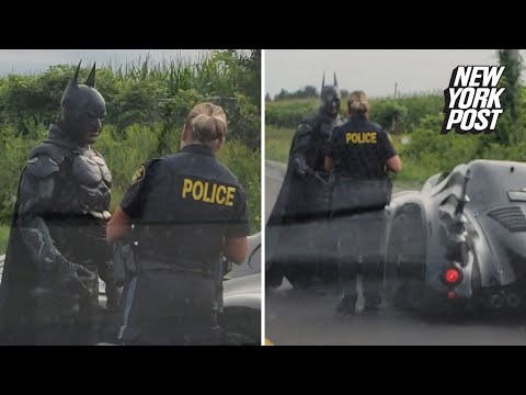 Batman Pulled Over by Police