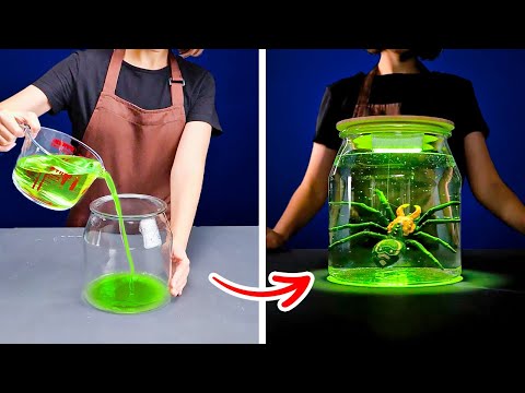 Spooky Makeup and DIY Halloween Decoration for your Partys